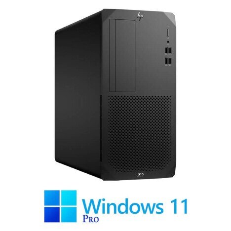 Workstation HP Z2 G5 Tower, Octa Core i7-10700, 64GB, RTX 4000 8GB, Win 11 Pro